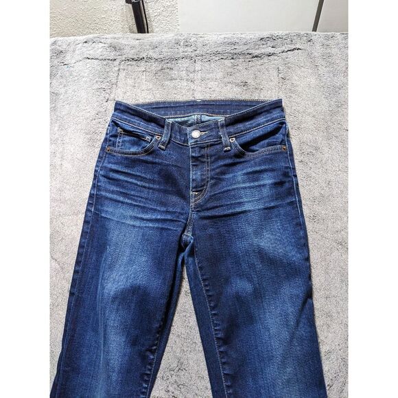 Lucky Brand Straight Leg Jeans Women's Size 26 Dark Wash - Picture 3 of 9